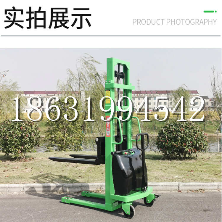 津南区电动叉车堆高车液压铲车电瓶1吨2吨站驾步行式小型全自动叉车